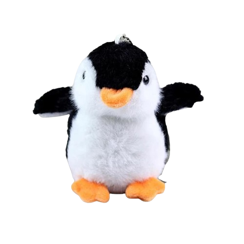 Penguin Plush Keychain Pendant