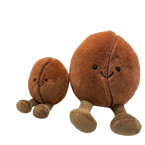 Coffee Bean Plush Toy