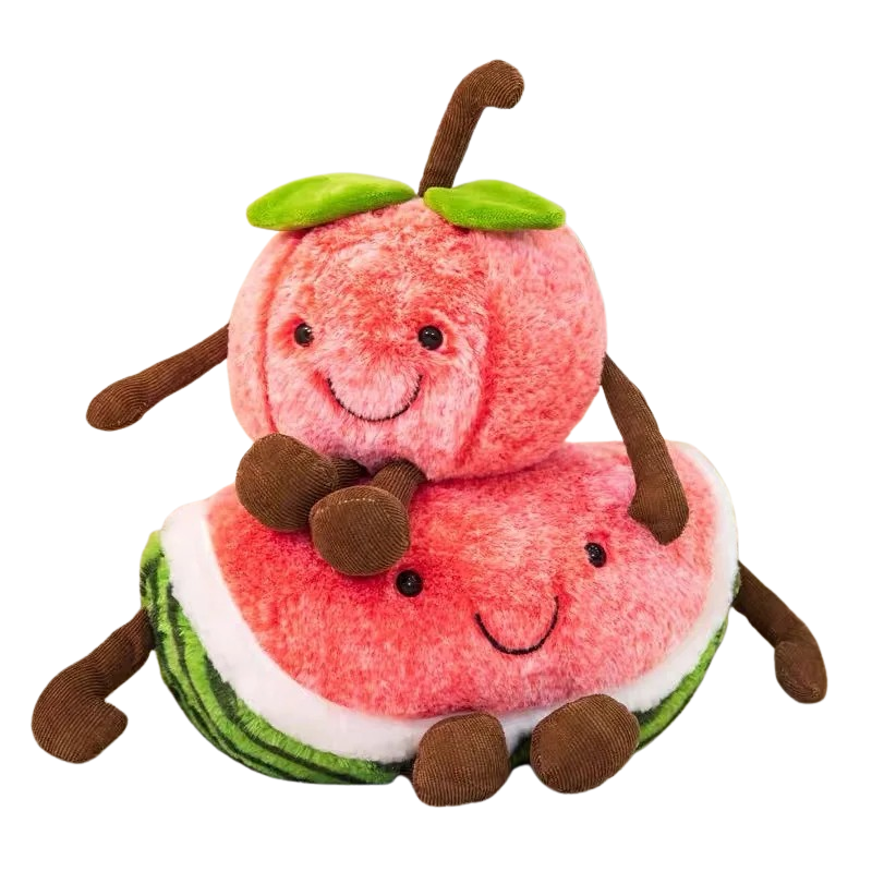 Watermelon And Cherry Friends Plush Toys