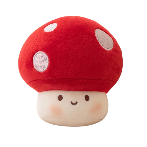 Mushroom Plush Keychain Pendant