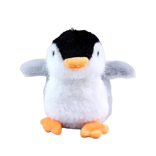 Penguin Plush Keychain Pendant