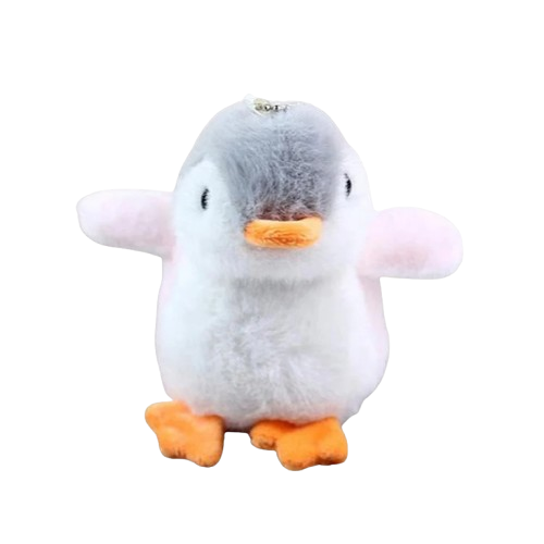 Penguin Plush Keychain Pendant