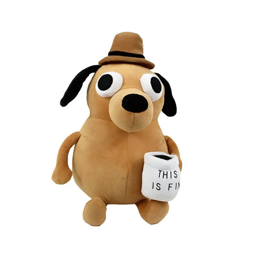 Silly Dog With "This Is Fine" Coffee Mug